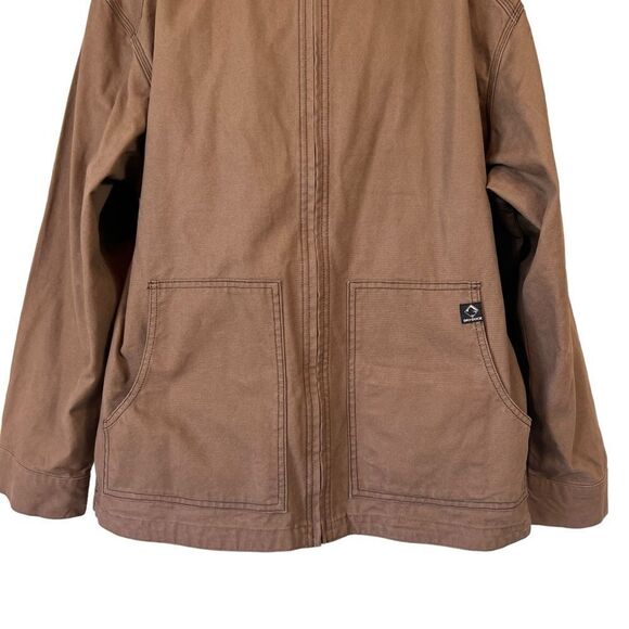 DRI-DUCK Barn Chore Coat Unlined Trail Canvas Jacket in Tobacco Brown - Picture 3 of 13